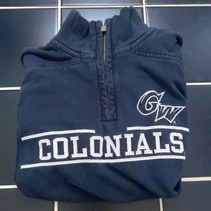 George Washington Colonials Vintage Quarter zip